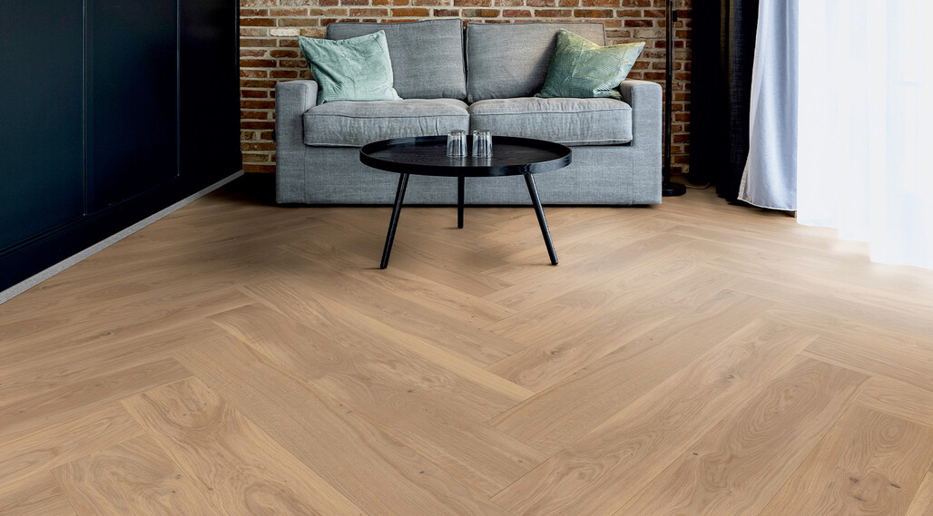 Ter Hürne Parkett Herringbone Collection Eiche Ameland Raumbild