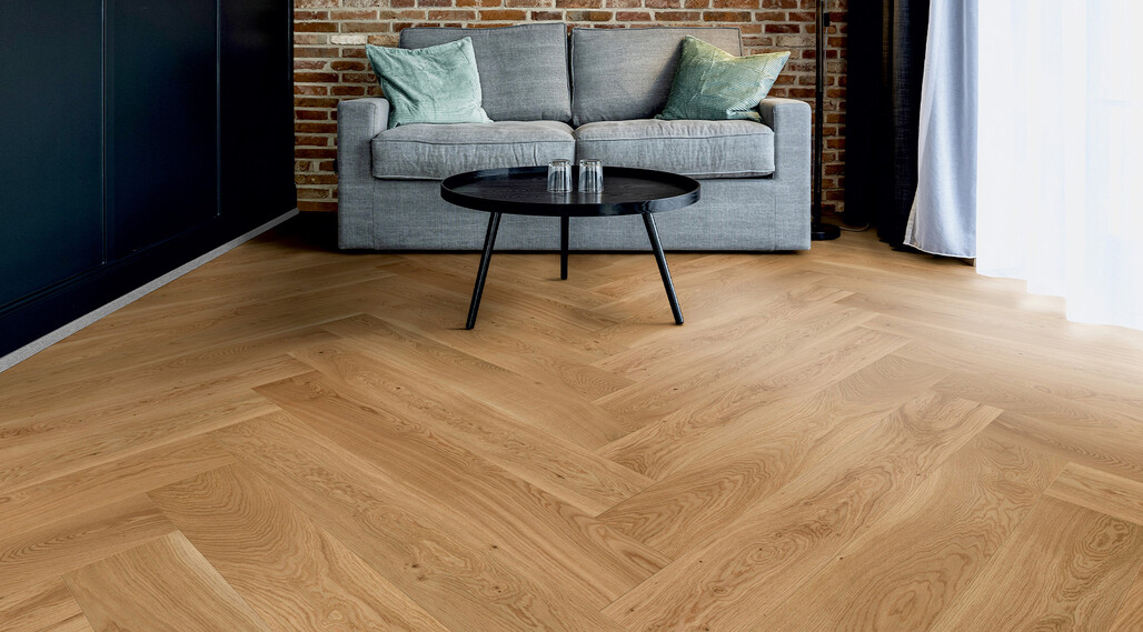 Ter Hürne Parkett Herringbone Collection Eiche Juist Raumbild