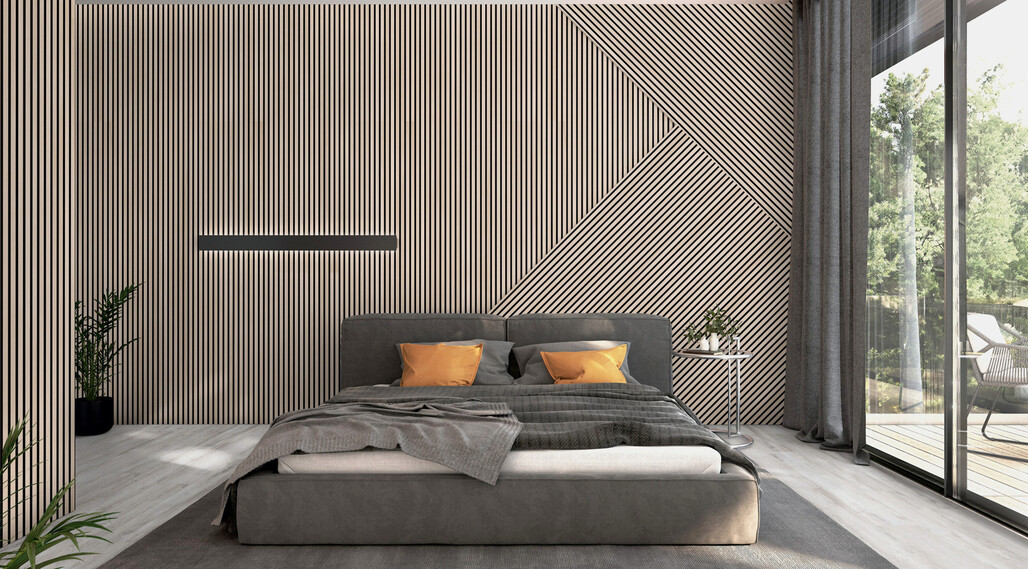 Ter Hürne Akustikpaneele SilentDesign 1-Side Collection Eiche Themse Raumbild