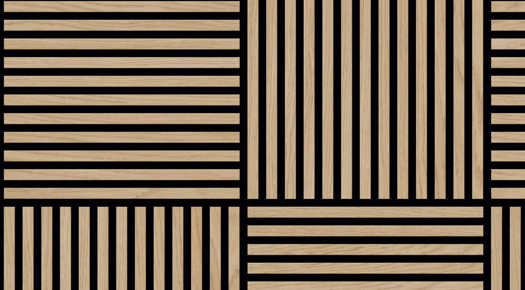 Ter Hürne Akustikpaneele SilentDesign 1-Side Collection Eiche Wolga Quadrat Nahaufnahme