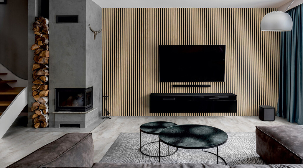 Ter Hürne Akustikpaneele SilentDesign 3-Side Collection Eiche Ebro Raumbild