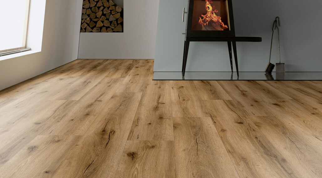 ter Hürne Wood Edition Avatara Designboden gebürstet Lange Landhausdiele Eiche Juno Perform 1800x246x6 mm