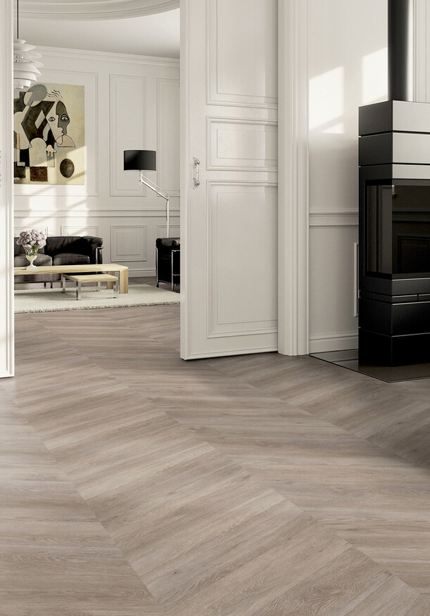 Ter Hürne-Design-Vinylboden Chevron Edition