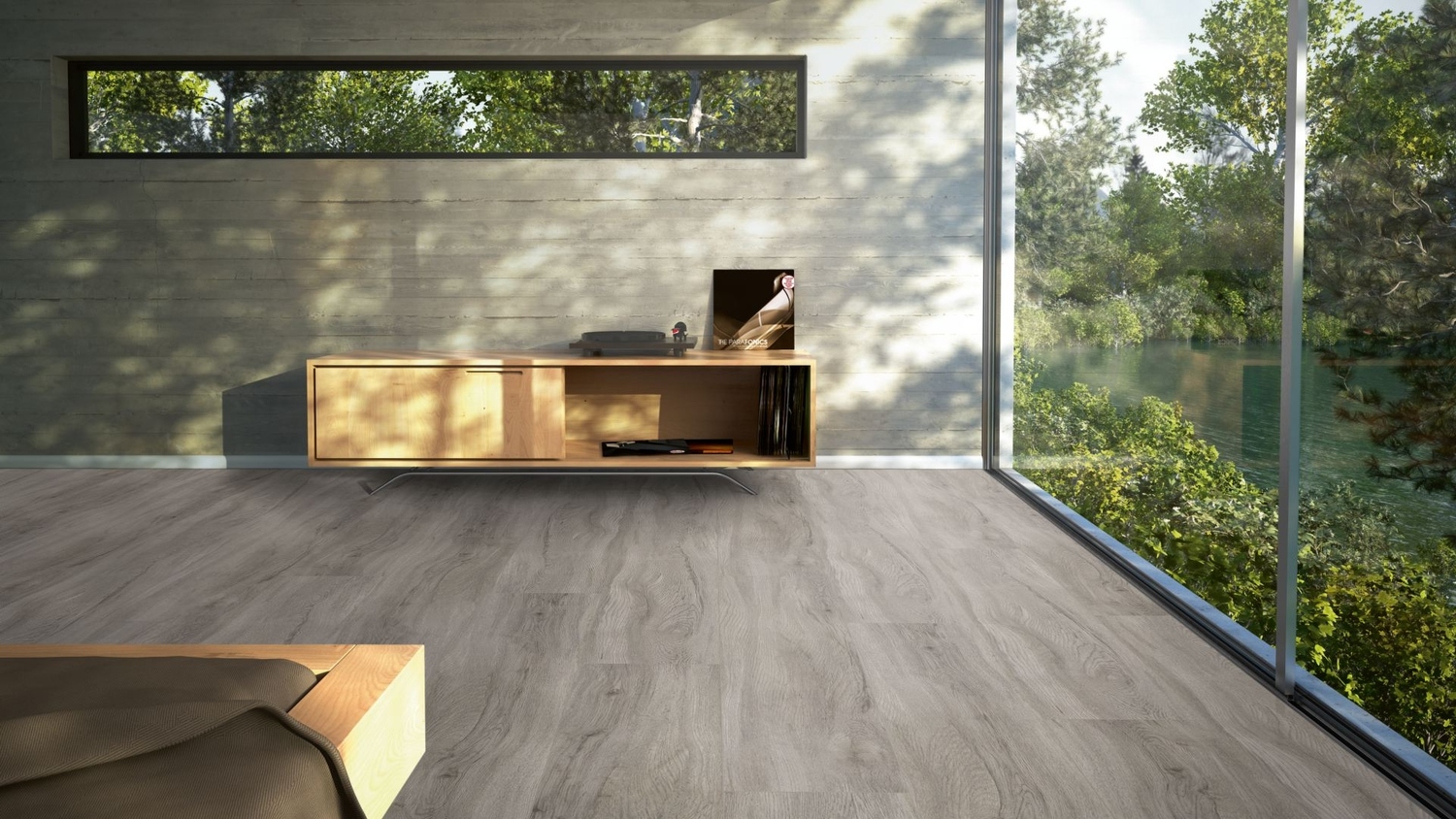 Parador Vinylboden Basic 5.3 - Eiche pastellgrau gebürstete Gebürstete Struktur 1743005