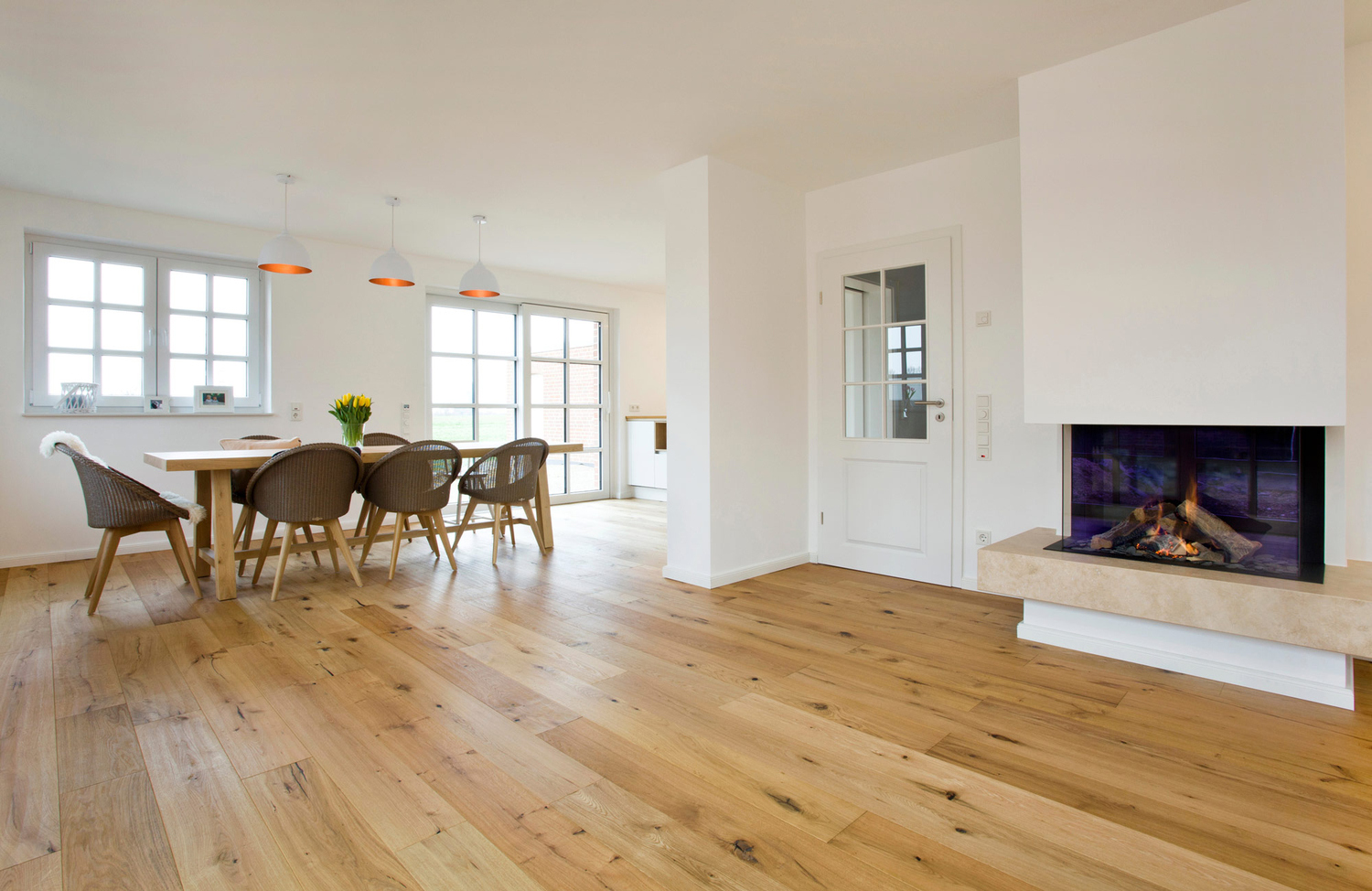 PR Flooring Parkett PR Collection -Eiche handgehobelt natur geölt EHR189-A