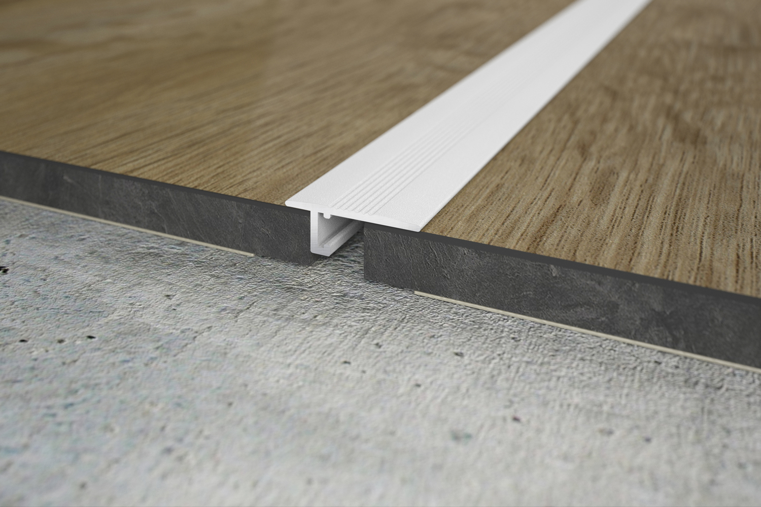 minileiste Übergangsprofil UL20X5 - Weiß UL20X5-04