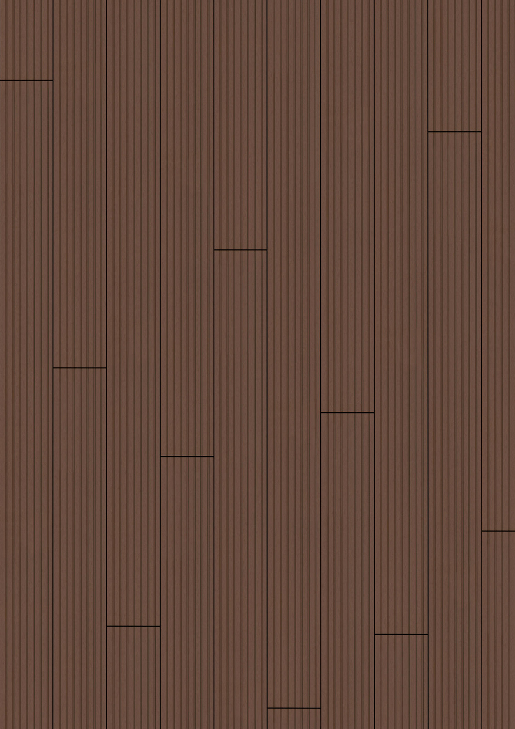 PR Flooring Terrassendiele BPC - Mahagoni geriffelt / genutet A0011432