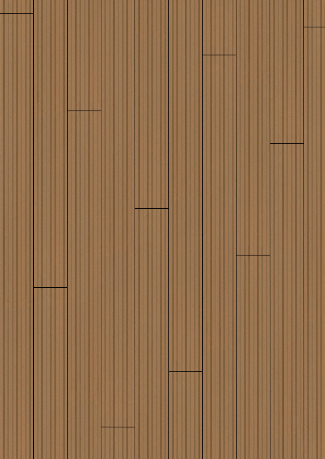 PR Flooring Terrassendiele BPC - Sand geriffelt / genutet A0013386