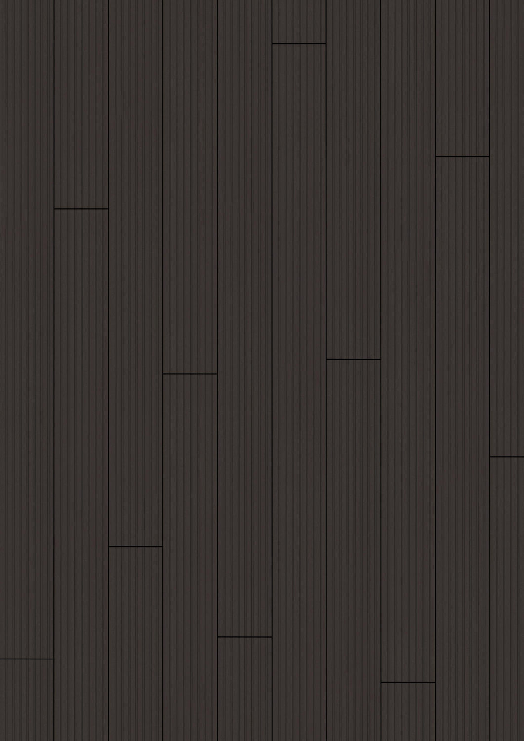 PR Flooring Terrassendiele BPC - Ebony geriffelt / genutet A0012314
