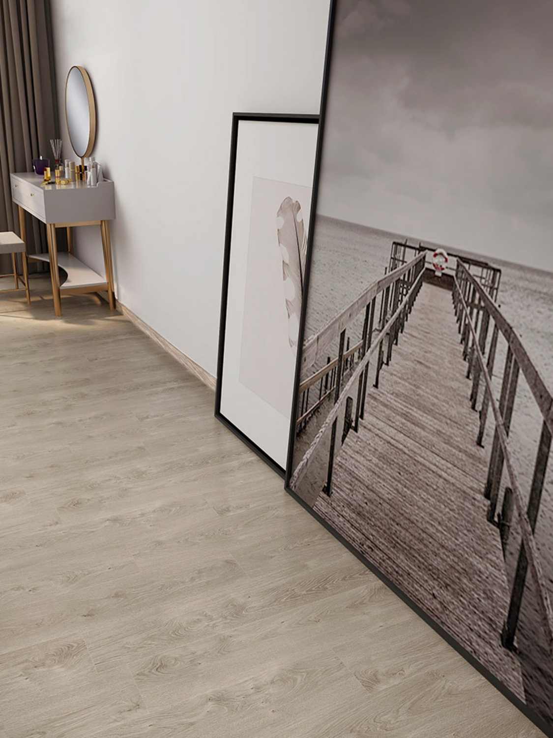 PR Flooring Vinylboden Check one - Steindam Eiche Strukturprägung 2433