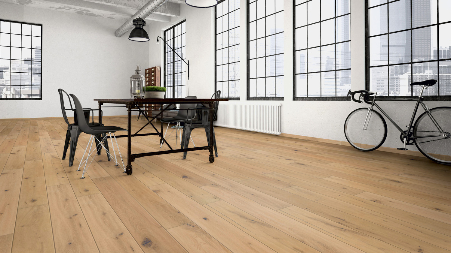 Bennett & Jones Parkett London Calling -Oak No.4 - Notting Hill plank tradition gebleicht, sanft gehobelt, weiß gewaschen, sanft-geölt, wachsgeölt