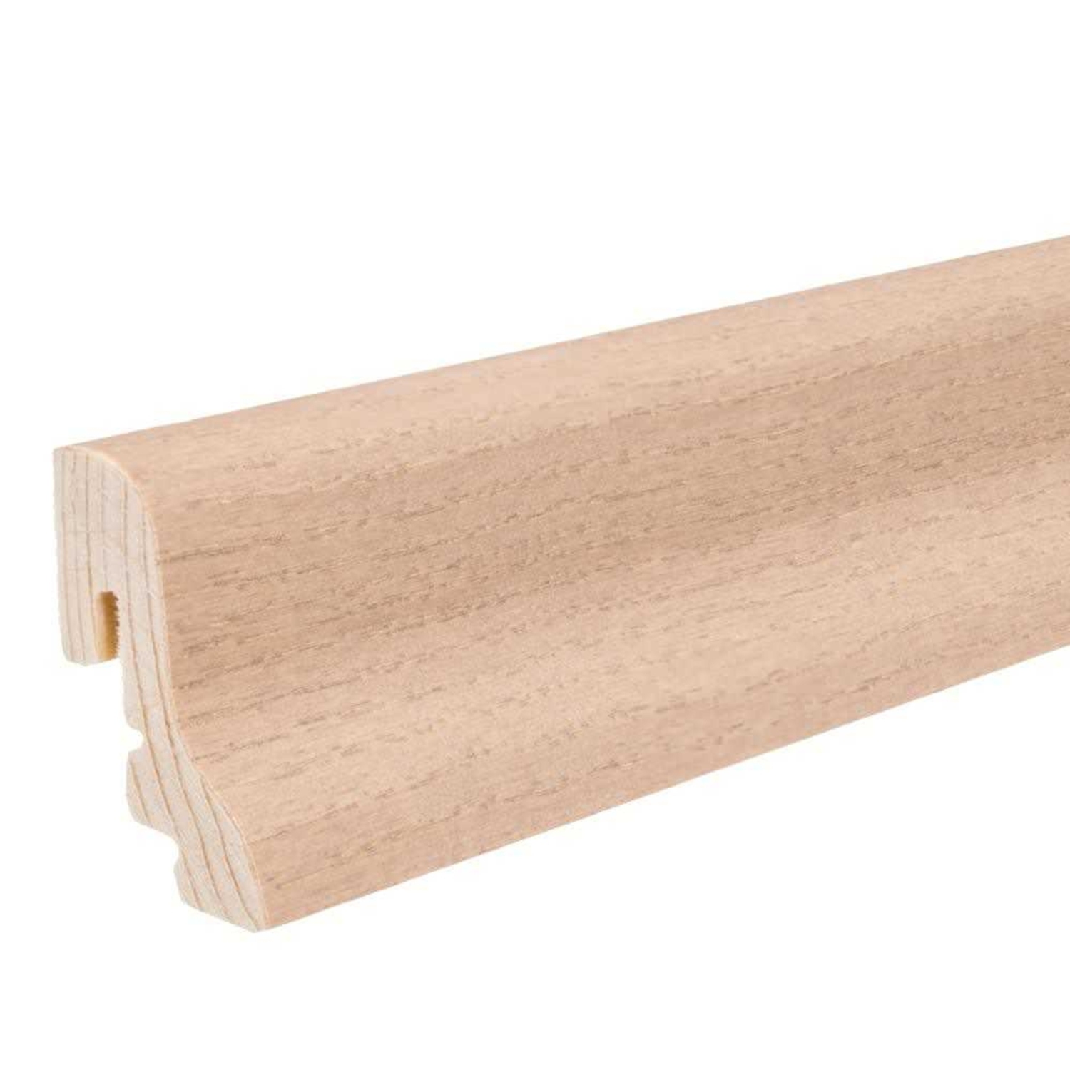 HARO Sockelleiste Furniert Leisten - Eiche puroweiß matt 410703
