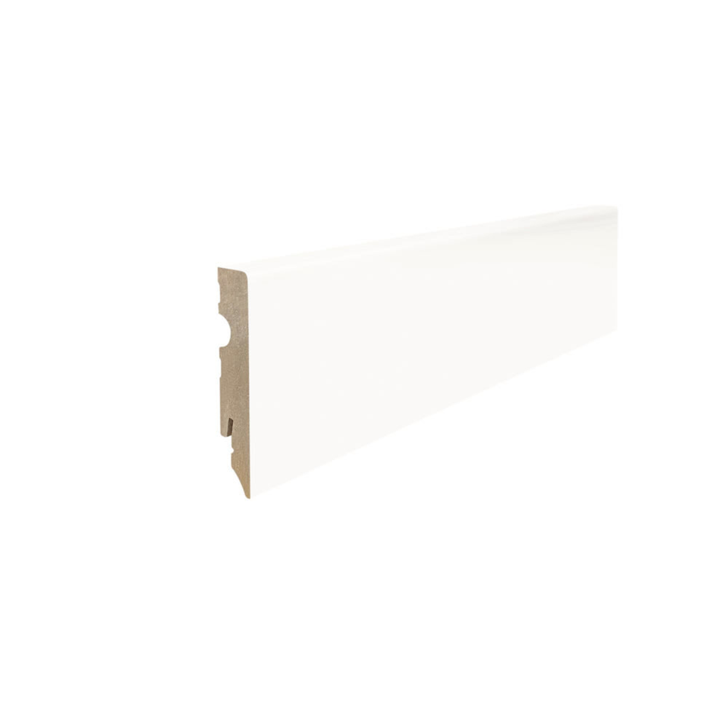 HARO Sockelleiste Dekorfolie Leisten - MDF weiß Grundierfolie RAL9016 411057
