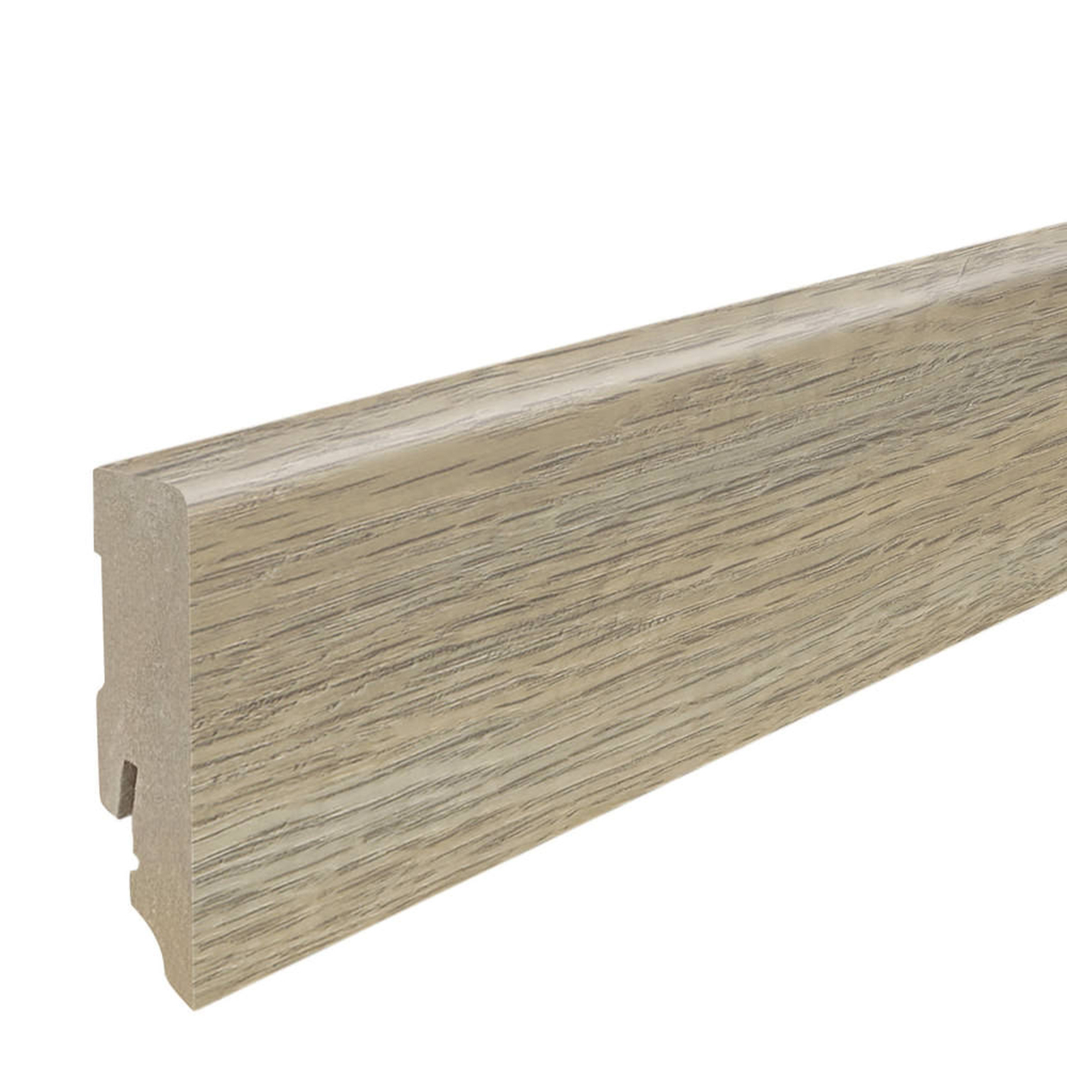 HARO Sockelleiste Dekorfolie Leisten - Eiche Quebec alabaster 414073