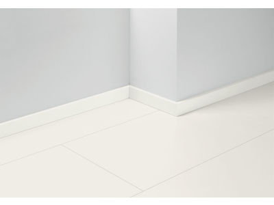 Parador SL 5 Sockelleiste Dekorfolie Uni weiß D001 1745301 | 1