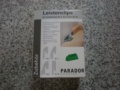 Parador Leistenclips Leistenclips Boden Leistenclip grün für SL 2, HL 1, HL 2, HL 3 475750 | 1