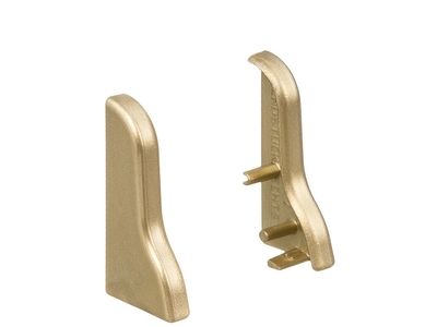 HARO Zubehör Endkappe gold Kunststoff f. SL 19x39 geschwung. (2 Stk/Pack) 408738 | 1