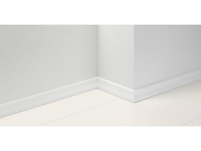 Parador SL 4 Sockelleiste Dekorfolie Uni weiß D001 1745518 | 1