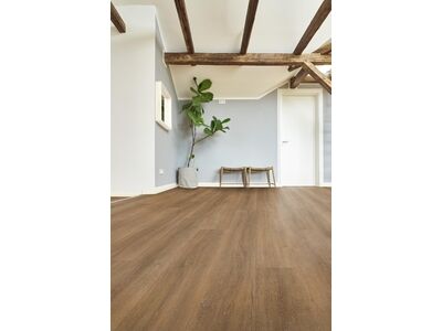 PR Flooring BA Vinylboden Eiche Santini Struktur mit Holzprägung Rigid / SPC Landhausdiele 61410-KC | 2