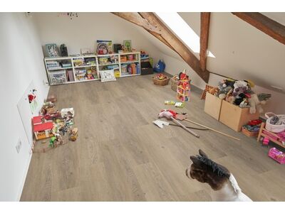 PR Flooring BA Vinylboden Eiche Harmony Grey Struktur mit Holz-Synchronprägung Rigid / SPC Landhausdiele 62103 | 2
