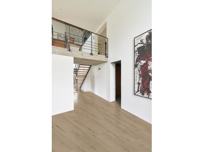 PR Flooring BA Vinylboden Eiche Rustic Smoke Struktur mit Holz-Synchronprägung Rigid / SPC Landhausdiele 62109 | 2