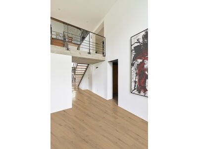 PR Flooring BA Vinylboden Eiche Rustic Beige Struktur mit Holz-Synchronprägung Rigid / SPC Landhausdiele 62111 | 1