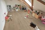 PR Flooring BA Vinylboden Eiche Rustic Smoke Struktur mit Holz-Synchronprägung Rigid / SPC Landhausdiele 62109 | 1