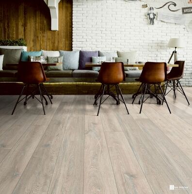 ter Hürne Grand Line Laminat Eiche mondgrau linear-gebürstet Lange Landhausdiele 1101021578 | 35106