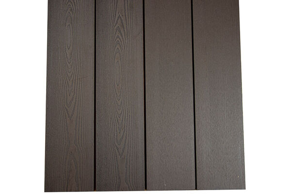 PR Flooring BPC Terrassendiele Ebony Holzstruktur / glatt Massivprofil Clever A0013892 | 52667