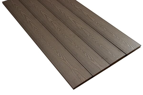 PR Flooring BPC Terrassendiele Ebony Holzstruktur / glatt Massivprofil Clever A0013892 | 52679