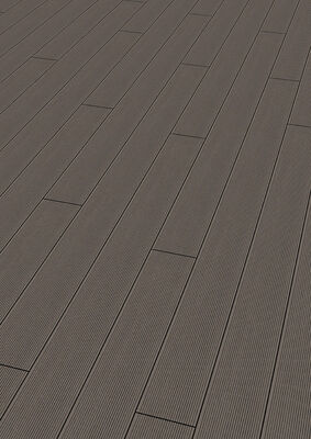 PR Flooring BPC Terrassendiele Silver Cedar geriffelt / fein genutet Massivprofil Massiv 2020 A0013166 | 52847