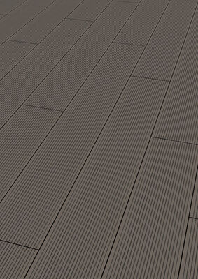 PR Flooring BPC Terrassendiele Silver Cedar geriffelt / genutet Hohlkammerprofil XXL Profil A0013156 | 53254
