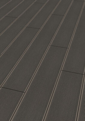 PR Flooring BPC Terrassendiele Silver Cedar geriffelt / genutet Hohlkammerprofil XXL Profil A0013156 | 53263