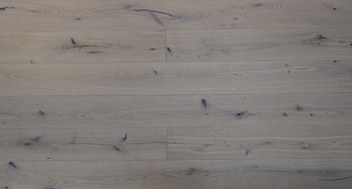  PR Flooring PR Collection Parkett Eiche Hochkönig ausdrucksstark gebürstet weiss geölt Landhausdiele 2230x194x14 mm EHOCH194 | 60740