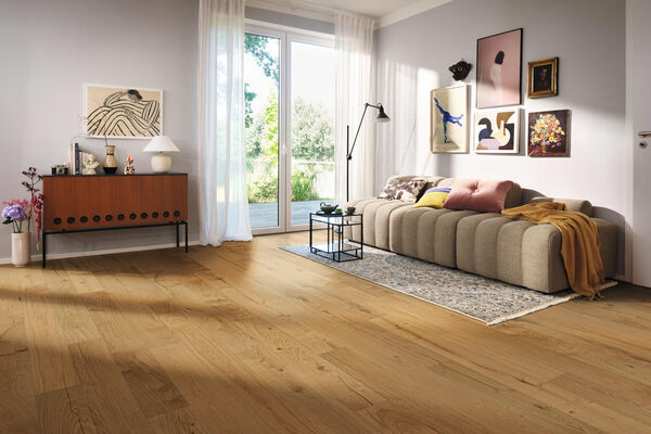  HARO PARKETT 4000 Parkett Jubiläumsedition Eiche Rustikal strukturiert Landhausdiele 2200x180x13,5 mm 549584 | 60749