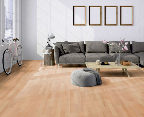  ter Hürne Satin Elements Collection Parkett ausgeglichen lackiert Schiffsboden 3-Stab Naturholz Parkett Buche 2390x200x13 mm 1101010101 | 73063