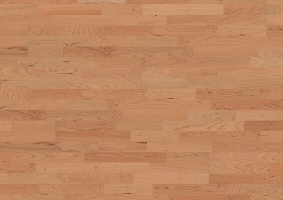  ter Hürne Satin Elements Collection Parkett ausgeglichen lackiert Schiffsboden 3-Stab Naturholz Parkett Kirschbaum amerikanisch 2390x200x13 mm 1101010141 | 73102