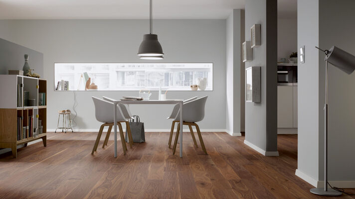  ter Hürne Grand Velvet Collection Parkett ausgeglichen lackiert Landhausdiele Naturholz Parkett Nussbaum 256 2190x162x13 mm 1101010173 | 73120
