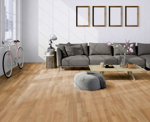  ter Hürne Satin Elements Collection Parkett ausgeglichen mattlackiert Schiffsboden 3-Stab Naturholz Parkett Eiche 2390x200x13 mm 1101010610 | 73132