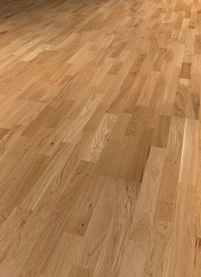  ter Hürne Satin Elements Collection Parkett ausdrucksstark mattlackiert Schiffsboden 3-Stab Naturholz Parkett Eiche 2390x200x13 mm 1101010611 | 73150