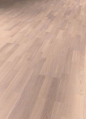  ter Hürne Pride of Nature Collection Parkett ausgeglichen gebürstet, weiß naturgeölt Schiffsboden 3-Stab Naturholz Parkett Eiche lichtbeige 2390x200x13 mm 1101010619 | 73210
