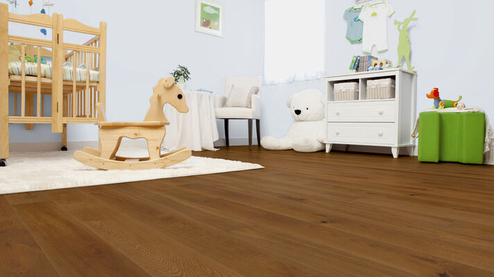  ter Hürne Grand Naturals Collection Parkett ausdrucksstark farbig naturgeölt Landhausdiele Naturholz Parkett Eiche zimtbraun 1560 2390x200x13 mm 1101010890 | 73315