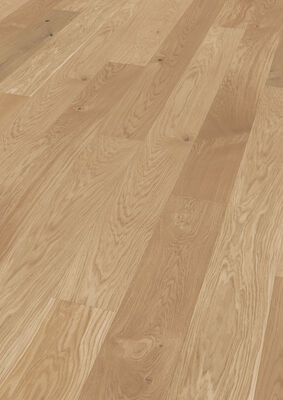  ter Hürne Grand Velvet Collection Parkett ausdrucksstark gebürstet, weiß mattlackiert Landhausdiele Naturholz Parkett Eiche lichtbeige 1286 2390x200x13 mm 1101012175 | 73501