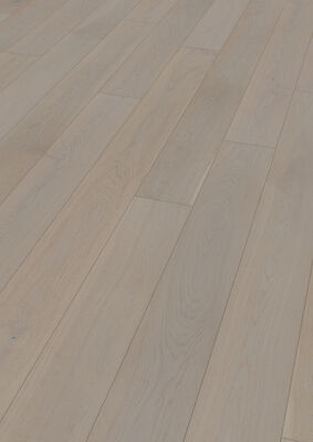  ter Hürne Heaven Collection Parkett ausgeglichen gebürstet, farbig extra mattlackiert Landhausdiele Naturholz Parkett Eiche grau 1409 2390x200x13 mm 1101012219 | 73567