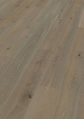  ter Hürne Earth Collection Parkett ausdrucksstark gebürstet, farbig naturgeölt Landhausdiele Naturholz Parkett Eiche rauchgrau 2390x200x13 mm 1101012225 | 73621