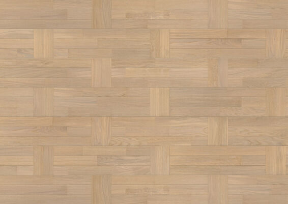  ter Hürne Contours Collection Parkett ausgeglichen gebürstet, farbig naturgeölt Flechtmuster Naturholz Parkett Eiche sandgrau 2390x200x13 mm 1101012284 | 73663