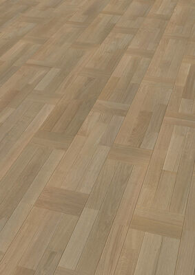  ter Hürne Contours Collection Parkett ausgeglichen gebürstet, farbig naturgeölt Flechtmuster Naturholz Parkett Eiche sandbraun 2390x200x13 mm 1101012285 | 73678