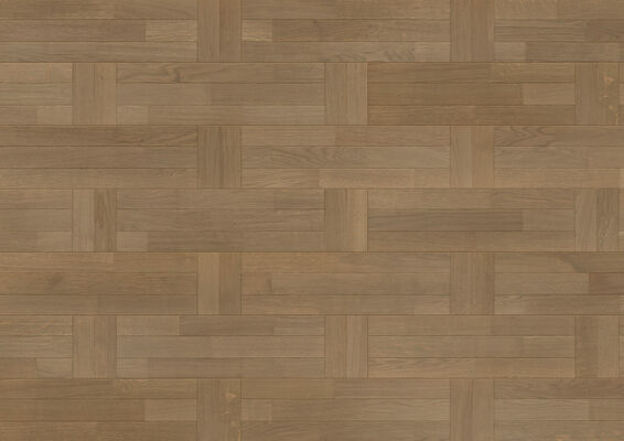  ter Hürne Contours Collection Parkett ausgeglichen gebürstet, farbig naturgeölt Flechtmuster Naturholz Parkett Eiche terrabraun 2390x200x13 mm 1101012287 | 73687