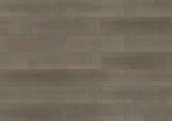  ter Hürne Contours Collection Parkett ausgeglichen gebürstet, farbig naturgeölt Flechtmuster Naturholz Parkett Eiche azurbraun 2390x200x13 mm 1101012288 | 73699
