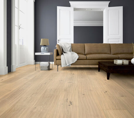  ter Hürne Unique Collection Parkett impulsiv handgehobelt, farbig naturgeölt Landhausdiele Naturholz Parkett Eiche unique roheffekt 2390x200x13 mm 1101013016 | 73810